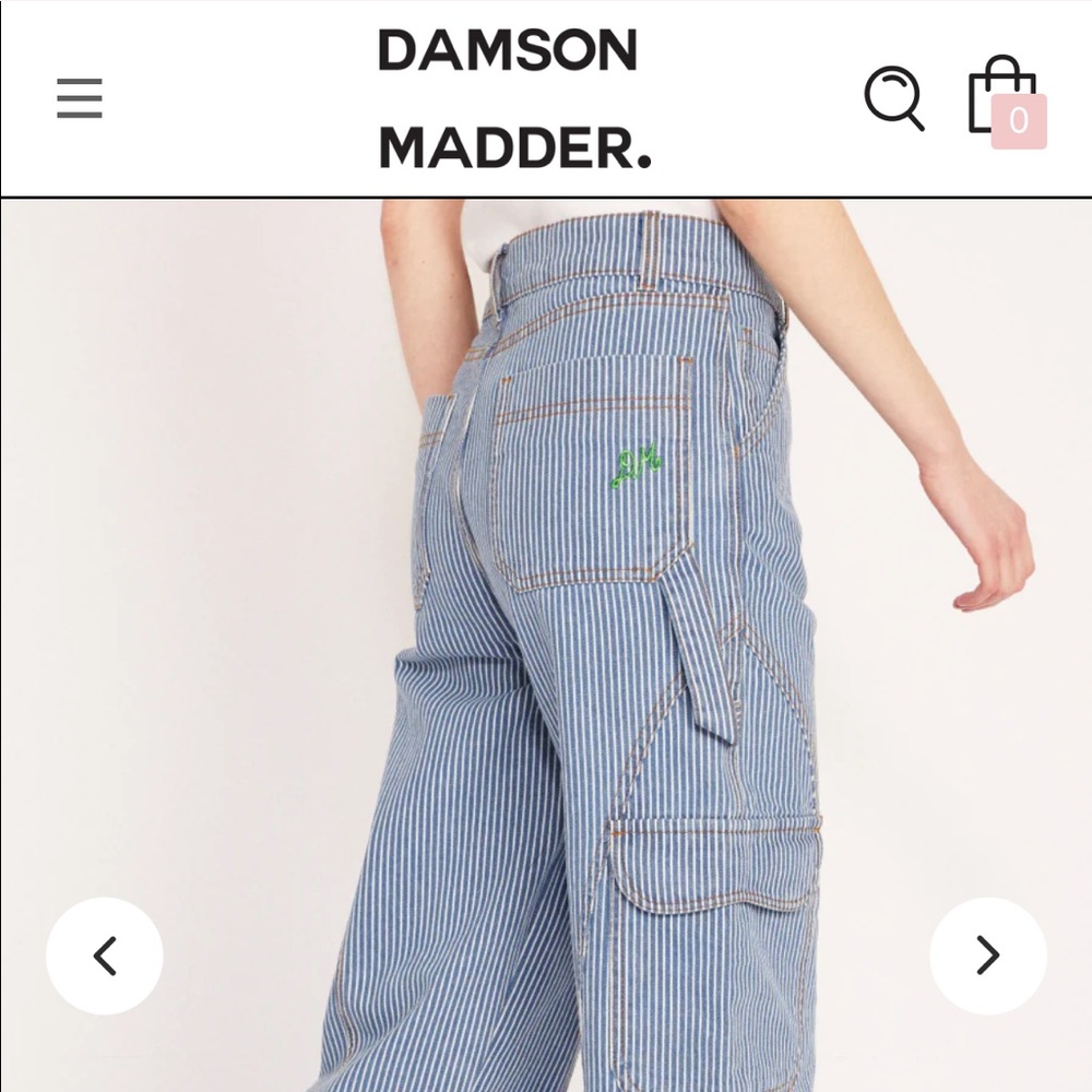 Damson Madder - Hickory Stripe Cargo Pants